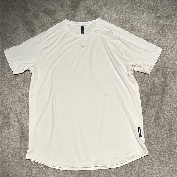 Men's White Athletic Tee - Picture 1 of 6
